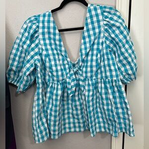 Lilly Pulitzer Seraphina Gingham Top